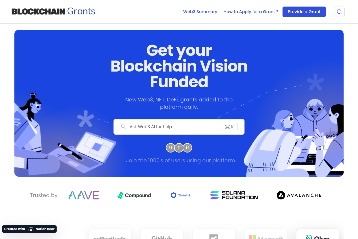 Blockchain Grants 