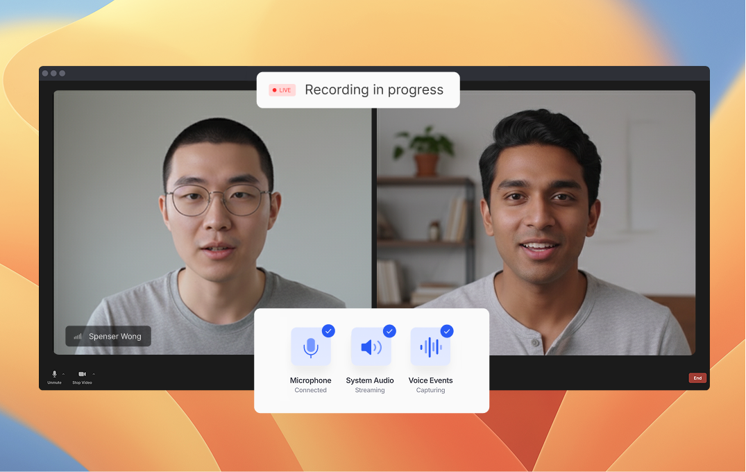 Records your meetings feature