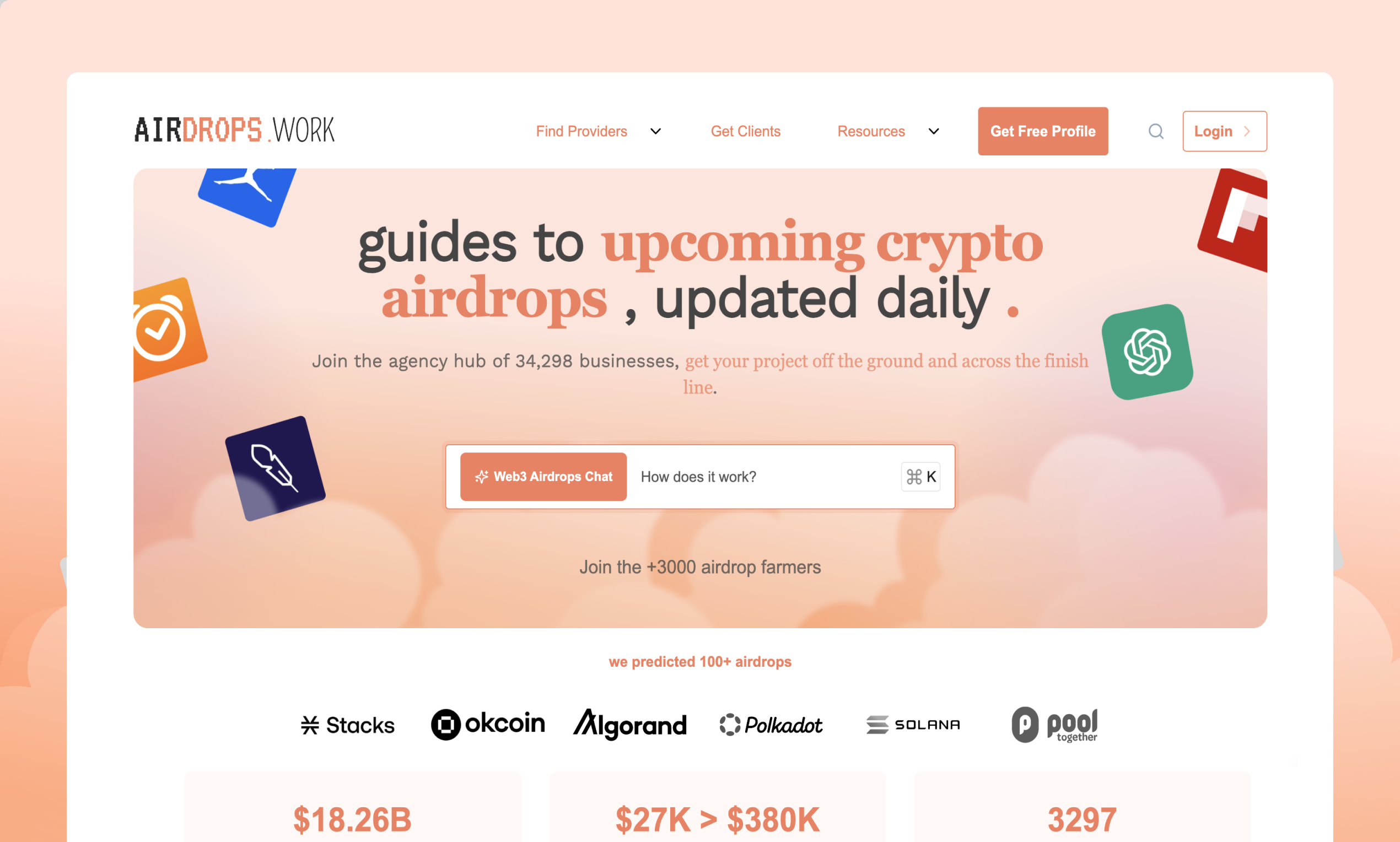 Crypto Airdrop Aggregator